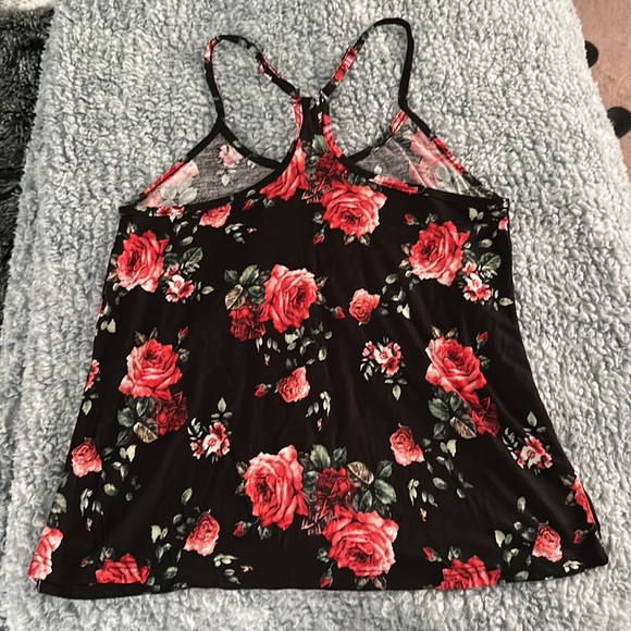 Rose Racerback Tank Top - Picture 2 of 2